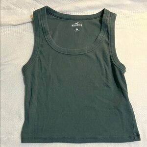 Hollister Women's Teal Tank Top